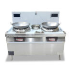 Bếp xào điện 2 họng 1m5 có bầu nước