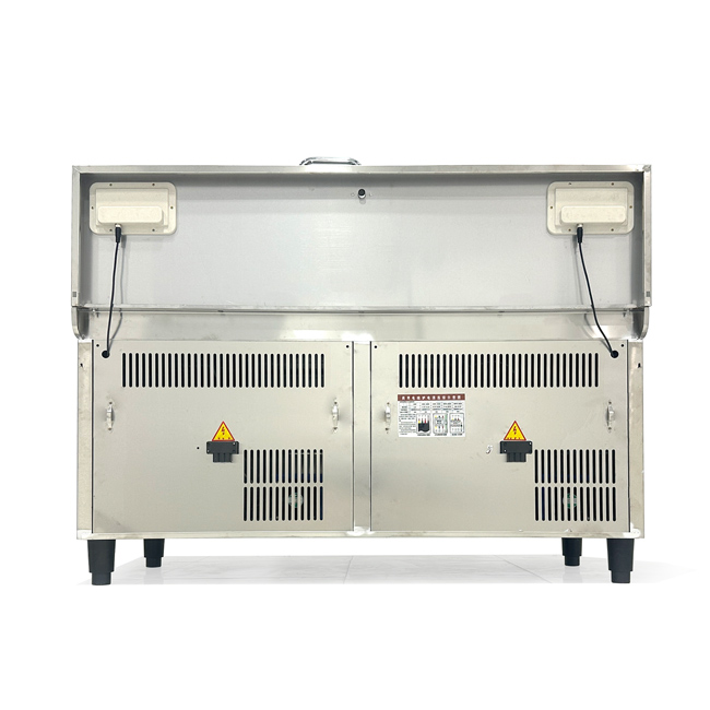 Bếp xào điện 2 họng 1m6 có bầu nước