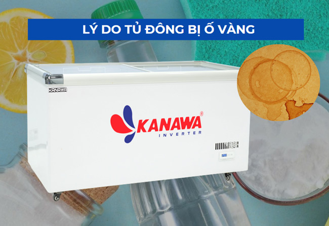 Lý do khiến tủ đông bị ố vàng