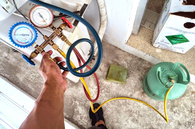 Địa chỉ thay gas R600a uy tín