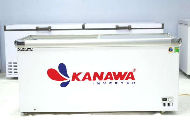 Tủ đông nằm 2 cánh kính 600L KW-CN1800