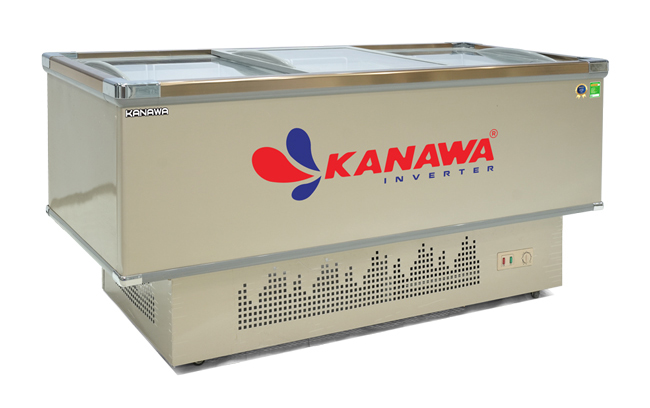 Tủ đông nằm 3 cánh kính 560L KW-CN1800