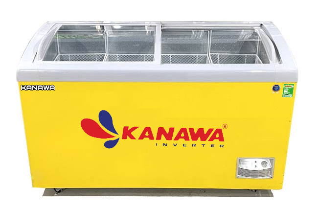 Tủ đông nằm 2 cánh kính 400L KW-CN1400