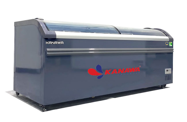 Tủ đông nằm 2 cánh kính 600L KW-2CND