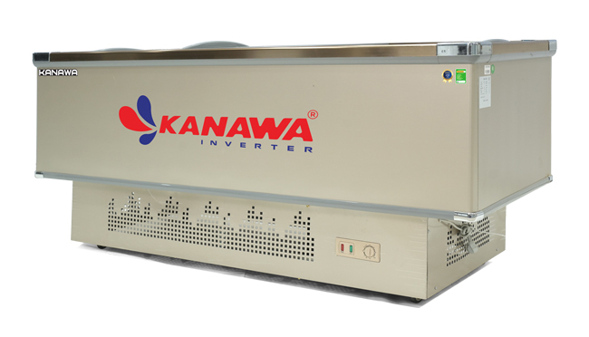 Tủ đông nằm 3 cánh kính 420L KW-CN1500