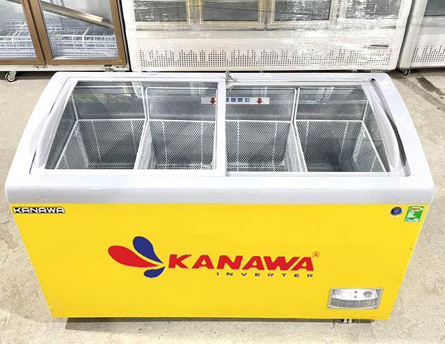 Tủ đông nằm 2 cánh kính 330L 1m3
