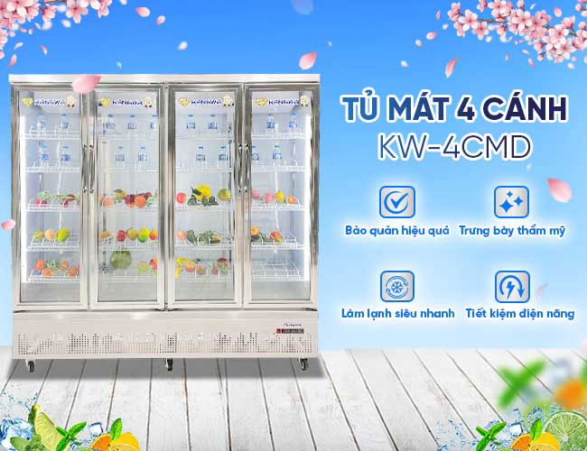 Tủ mát KW-4CMD 1800L