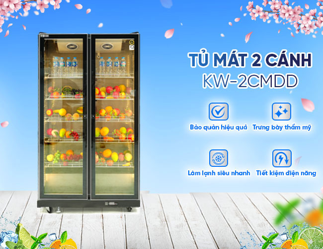 Tủ mát KW-2CMD 1200L