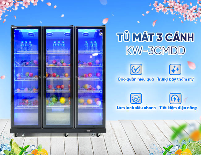 Tủ mát KW-3CMDD 1300L