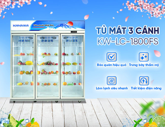 Tủ mát KW-LC-1800FS 1348L