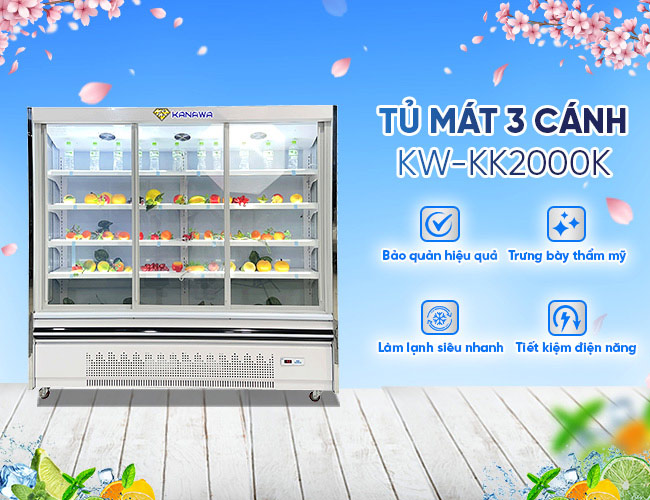 Tủ mát KW-KK2000K 1400L