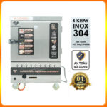 Tủ cơm công nghiệp 4 khay gas