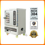 Tủ cơm công nghiệp 4 khay gas