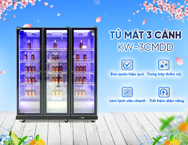 Tủ bảo quản rượu KW-3CMDD 1300L