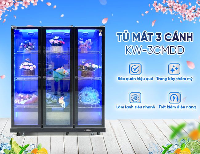 Tủ bảo quản hoa KW-3CMDD