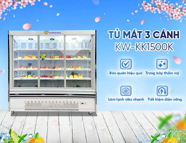 Tủ mát không cửa KW-KK1500 915L