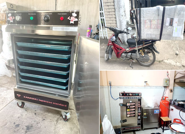 Feedback tủ cơm công nghiệp