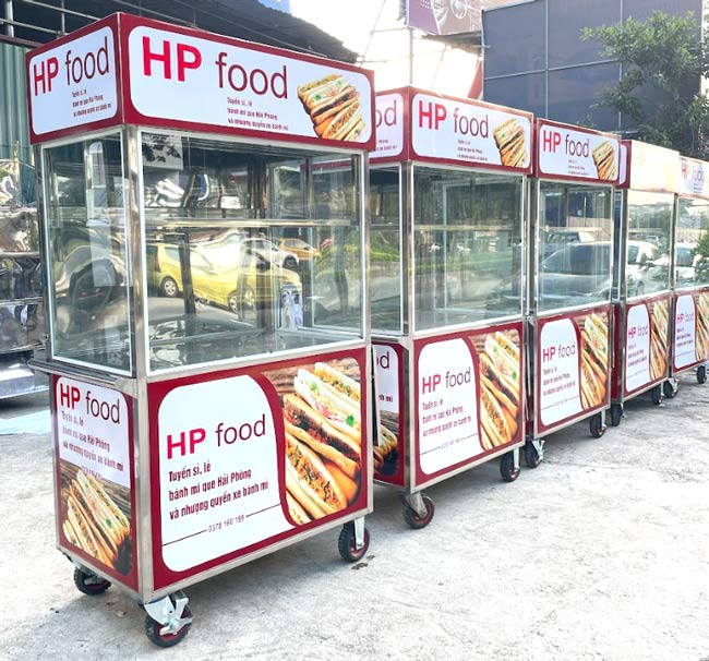 Tổng kho xe bán bánh mì