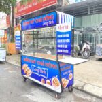 Xe bán bánh mì chả cá 1m5 Long Đình