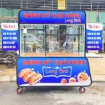 Xe bán bánh mì chả cá 1m5 Long Đình