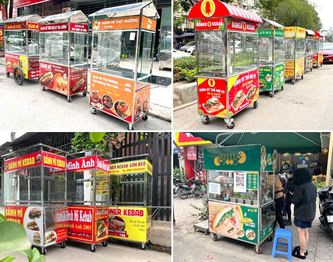 Kanawa - Chuyên thiết kế, gia công xe bánh mì theo yêu cầu