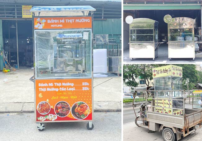 Đơn vị giá công xe bánh mì uy tín