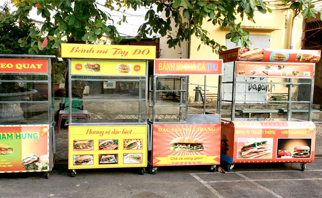 kích thước xe bánh mì