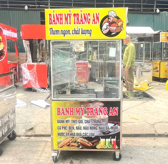 Xe bánh mì 1m