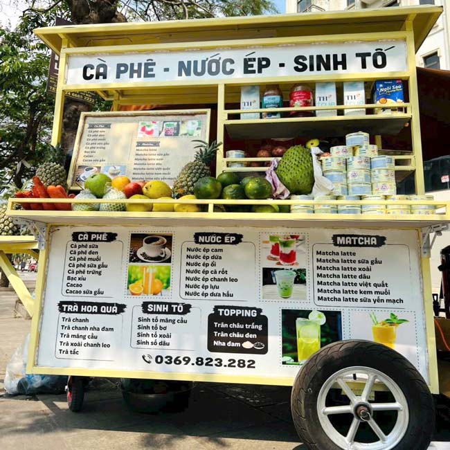 Kinh doanh xe đẩy bán nước ép