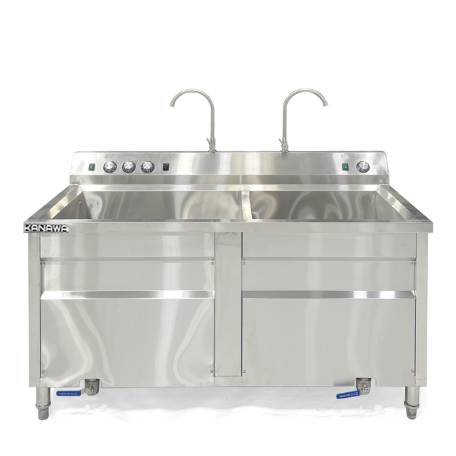 Máy rửa bát siêu âm công nghiệp RBSS-1500HD (2 bồn)