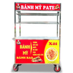 Xe bán bánh mì pate bánh bao xôi 1m2