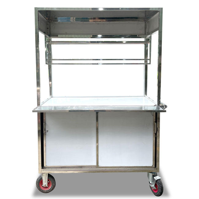 Xe bán bánh mì pate bánh bao xôi 1m2
