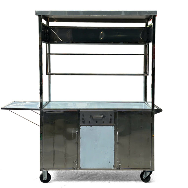 Xe bán bánh mì pate Cột Đèn chính hiệu 1m2 mái bằng