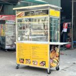 Xe bán bánh mì pate Cột Đèn chính hiệu 1m2 mái bằng
