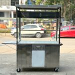 Xe bán bánh mì pate Cột Đèn chính hiệu 1m2 mái bằng