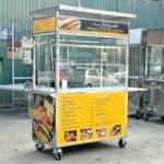 Xe bán bánh mì pate Cột Đèn chính hiệu 1m2 mái bằng