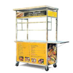 Xe bán bánh mì pate Cột Đèn chính hiệu 1m2 mái bằng