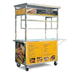 Xe bán bánh mì pate Cột Đèn chính hiệu 1m2 mái bằng