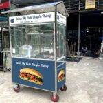 Xe bán bánh mì pate truyền thống Tfood 1m2
