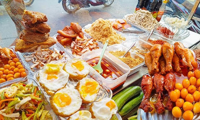 Chế biến, bày bán tiện lợi