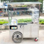 Xe đẩy bán bánh mì Thổ Nhĩ Kỳ Xôi 1m6 mái chùa