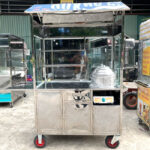 Xe đẩy bán bánh mì xôi mái chùa 1m2