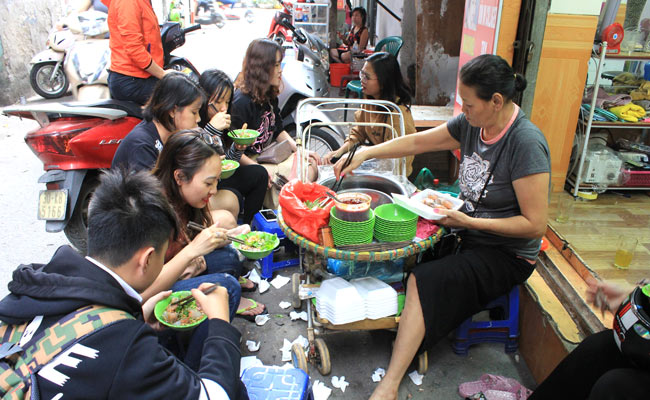 bán đồ ăn sáng cho học sinh tiểu học