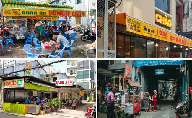 bán đồ ăn sáng vỉa hè