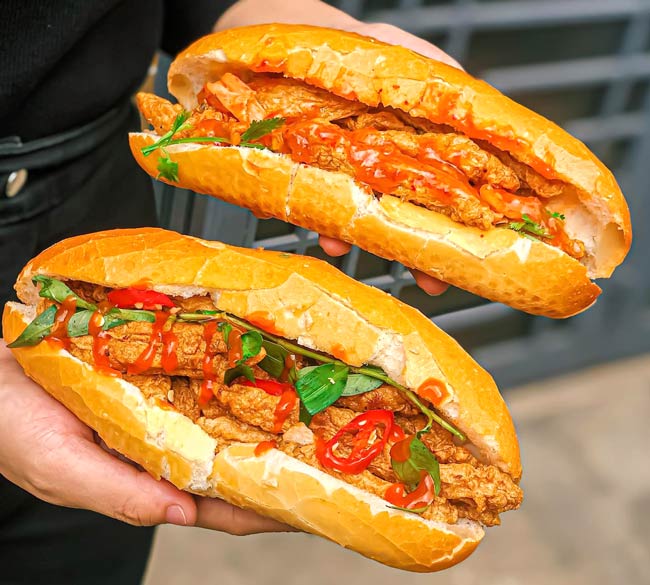 Bánh mì chả cá