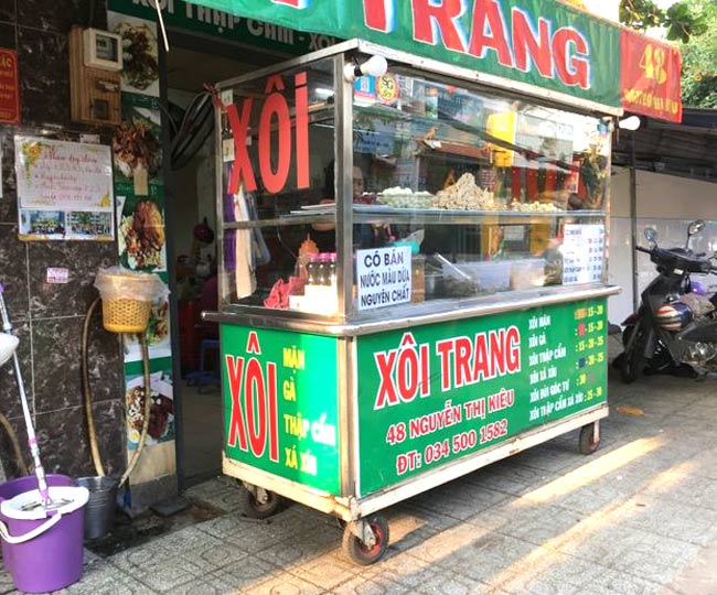Đầu tư xe đẩy bán hàng rong