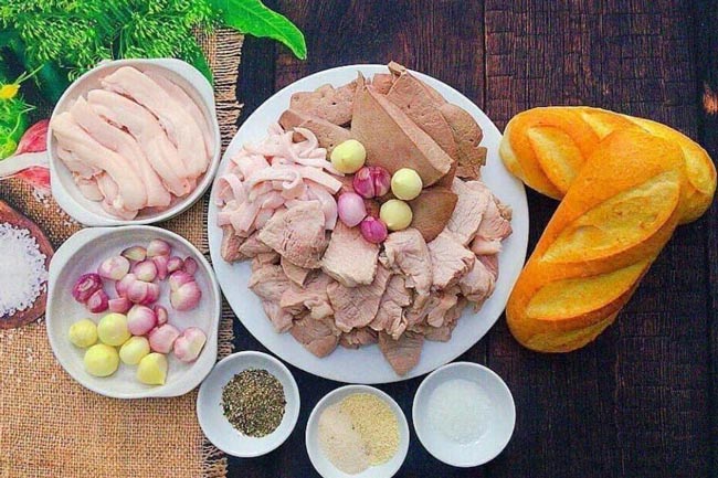 Nguyên liệu cần chuẩn bị