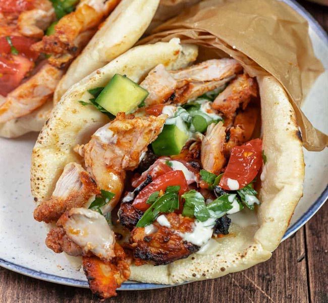 Cách làm Doner Kebab thịt gà