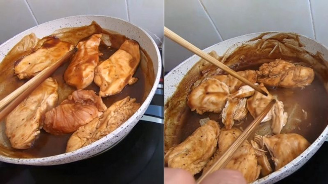 Xào thịt gà