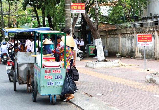 Xe bán hàng rong tự chế mẫu 5